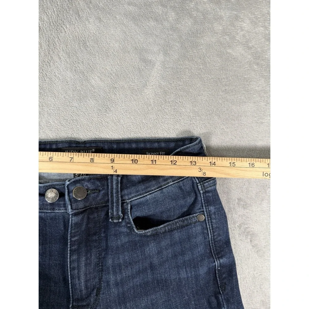 Judy Blue Jeans‎ Womens 3/26 Blue Denim Skinny Fit Dark Wash
